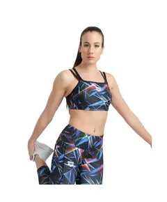 Arena Allover Print Women's Top Bra, Μέγεθος: XS