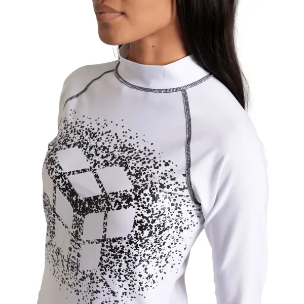 Arena Rash Vest Graphic Γυναικεία UV Mπλούζα Αντιηλιακής Προστασίας, Μέγεθος: XS, 4 image