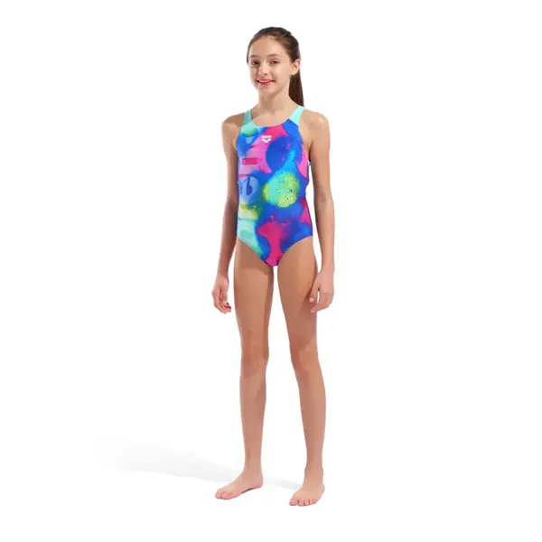 Arena Girl'S  Spray Paint Swimsuit S, Μέγεθος: 6Y, 5 image