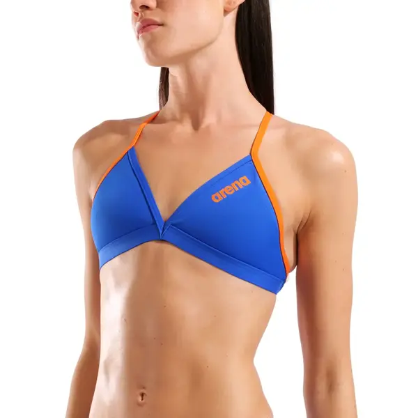 Arena W Team Swim Top Tie Back Solid Γυναικείο Μαγιό Προπόνησης, Μέγεθος: 32, 3 image