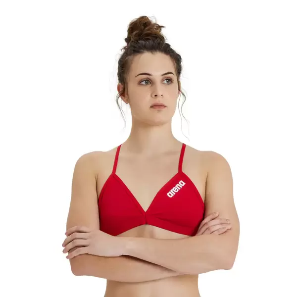 Arena Team Swim Top Tie Back Solid Γυναικείο Μαγιό, Μέγεθος: 34